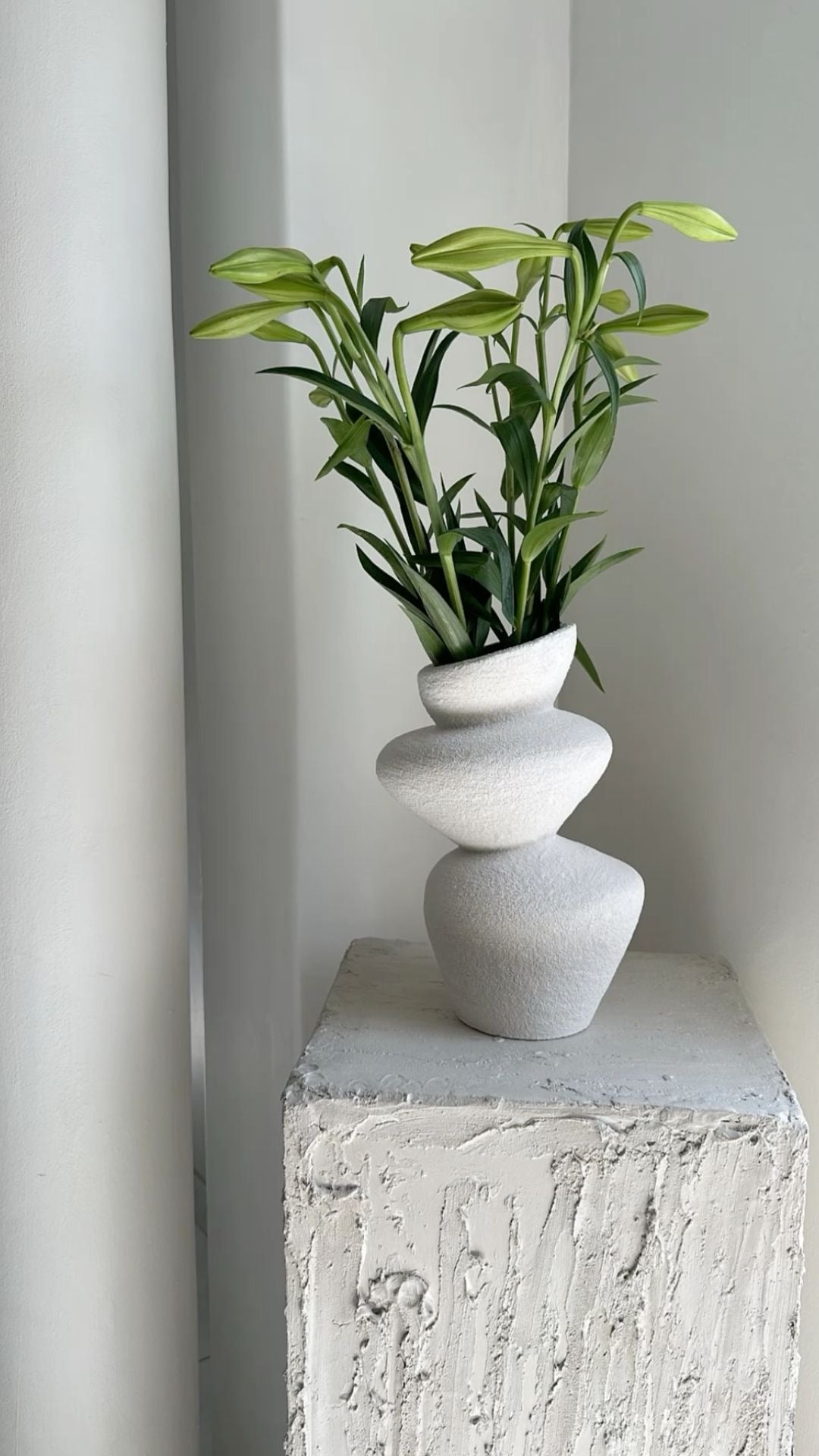 Stacked Serene Vase
